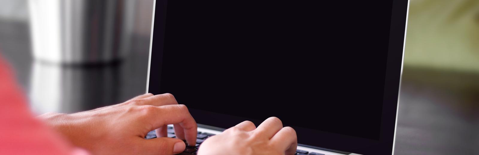 lady working on computer
